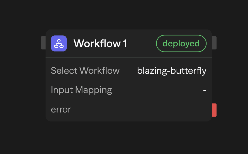 Workflow block configuration